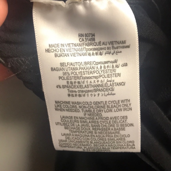 BCBGeneration V Neck Surplice Skort Romper SZ L - Picture 6 of 6